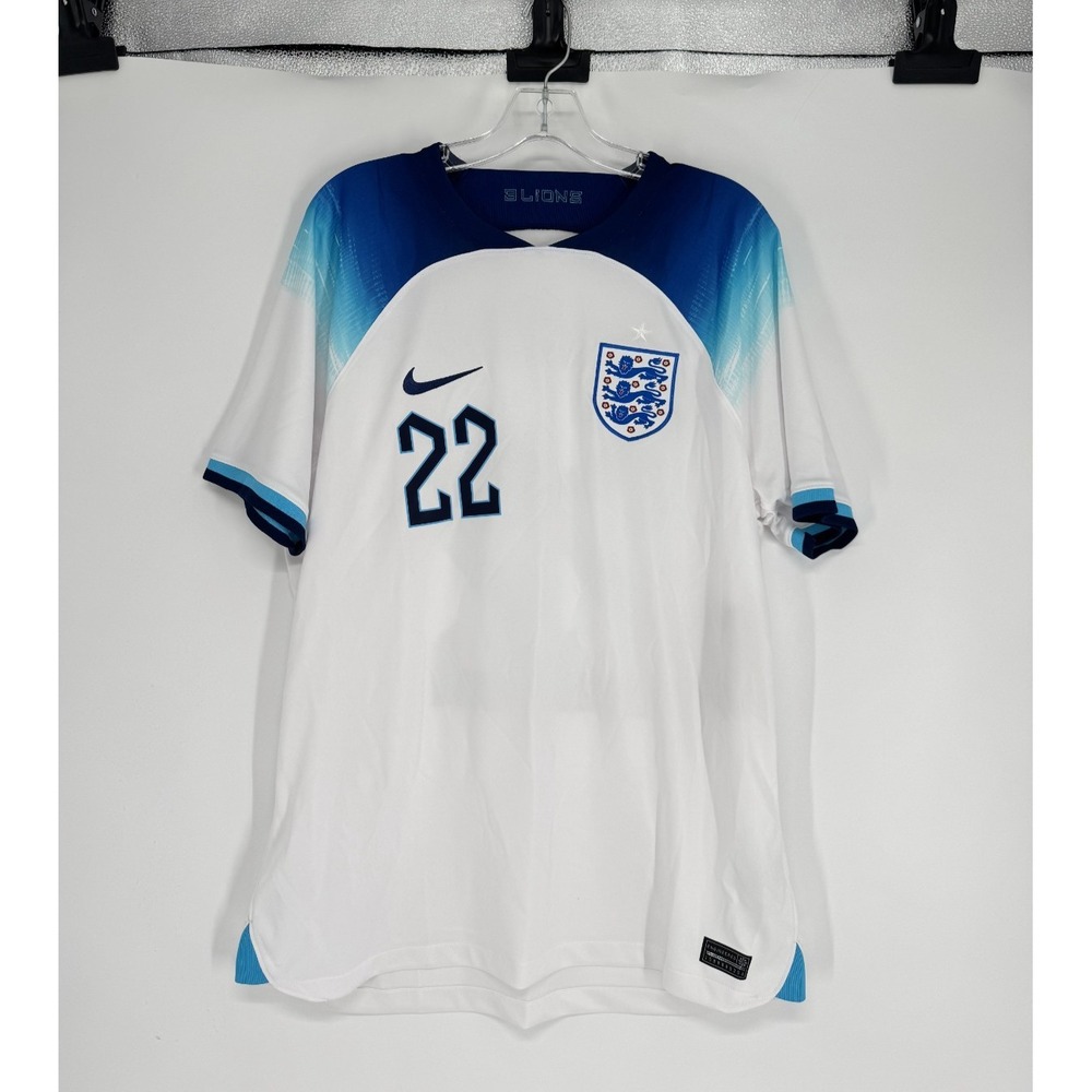 Nike England Jude Bellingham 2022 World Cup Home Jersey Mens Large DN0687-100
